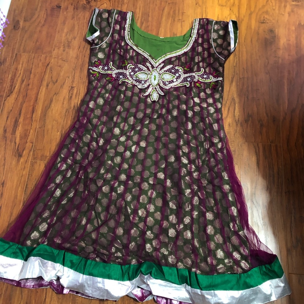 XXL Indian Salwar Kameez Churidhar Dupatta